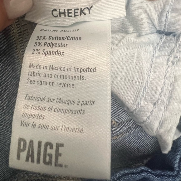 PAIGE Women denim Size 26 Cheeky Jeans (0384) - Picture 7 of 16